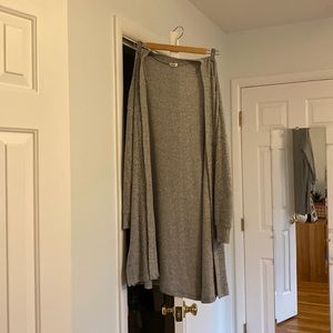 garage long cardigan